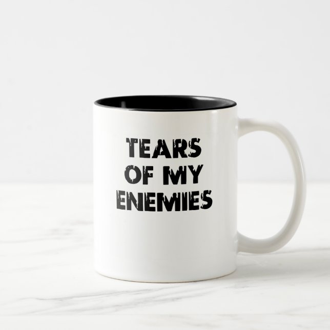 Risse meiner Feinde - 01 Zweifarbige Tasse (Rechts)