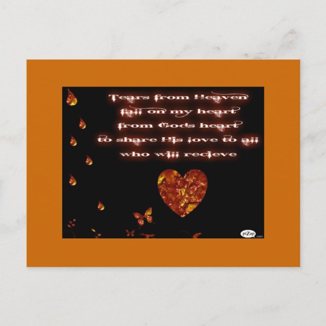 Risse vom Himmel Postkarte (Vorderseite)