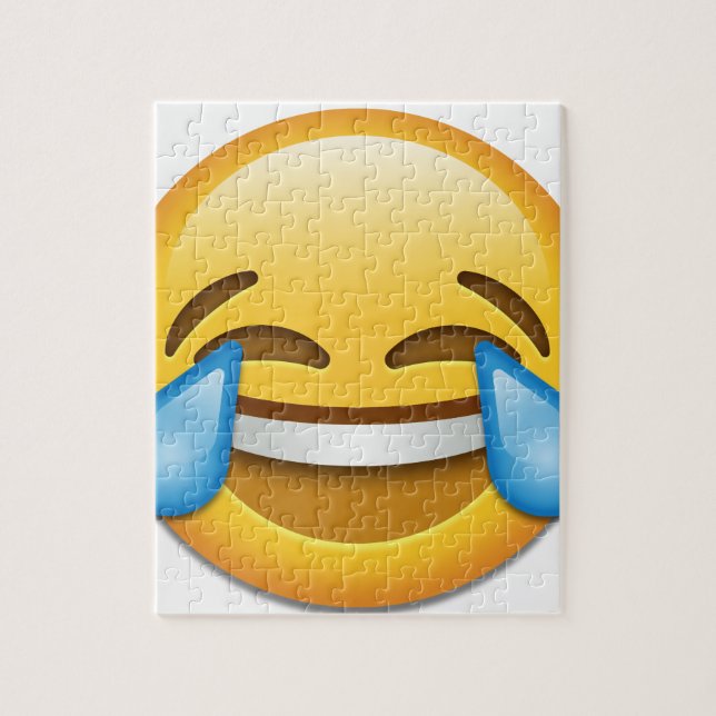 Risse von Freude emoji lustig (Vertikal)