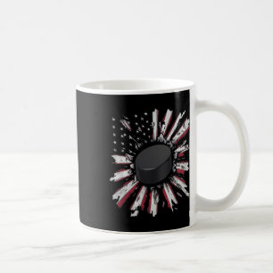 Rissige Wand Hockey Puck Power Burst Cool Sport Ar Kaffeetasse