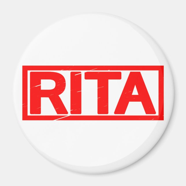 Rita Briefmarke Magnet (Vorne)