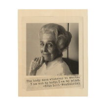 Rita Levi-Montalcini Zitat Frauen in der Wissensch