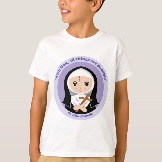 Rita von Cascia T-Shirt (Vorderseite)