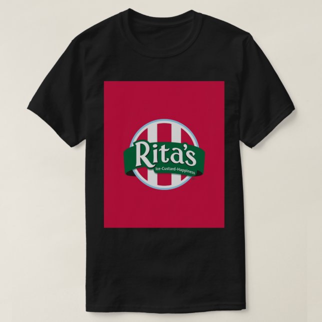 Rita&x27;s Italian Ice Cafe Schürze T-Shirt (Design vorne)