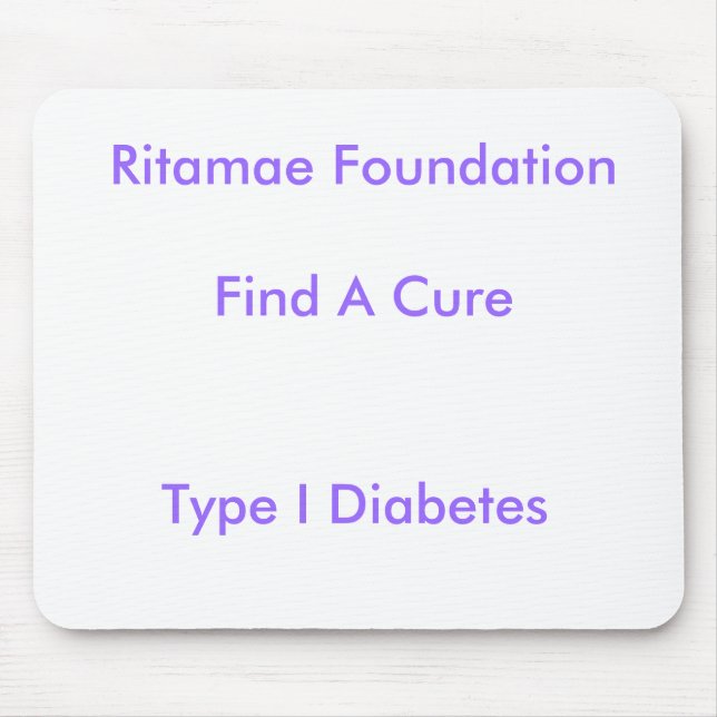 Ritamae FoundationFind eine Heilung, Art I Mousepad (Vorne)