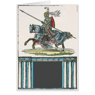 Ritter auf Pferd