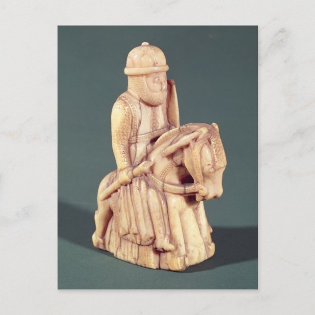 Ritter aus dem Schach-Set Postkarte (Vorderseite)
