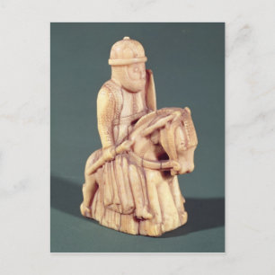 Ritter aus dem Schach-Set Postkarte