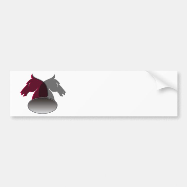 Ritter-Autoaufkleber Autoaufkleber (Vorne)