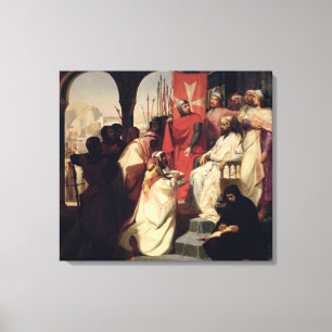 Ritter des Auftrages von Johannes von Jerusalem Leinwanddruck
