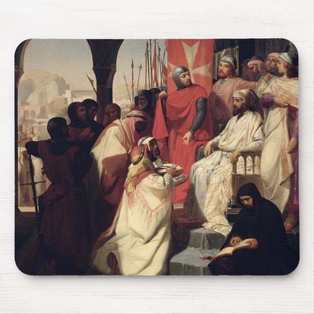Ritter des Auftrages von Johannes von Jerusalem Mousepad (Vorne)