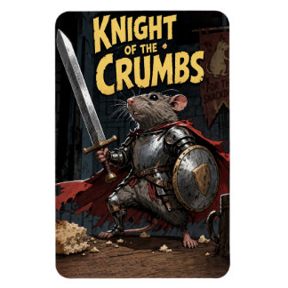 Ritter des Krümel-Comic-Buch-Ratte Magnet