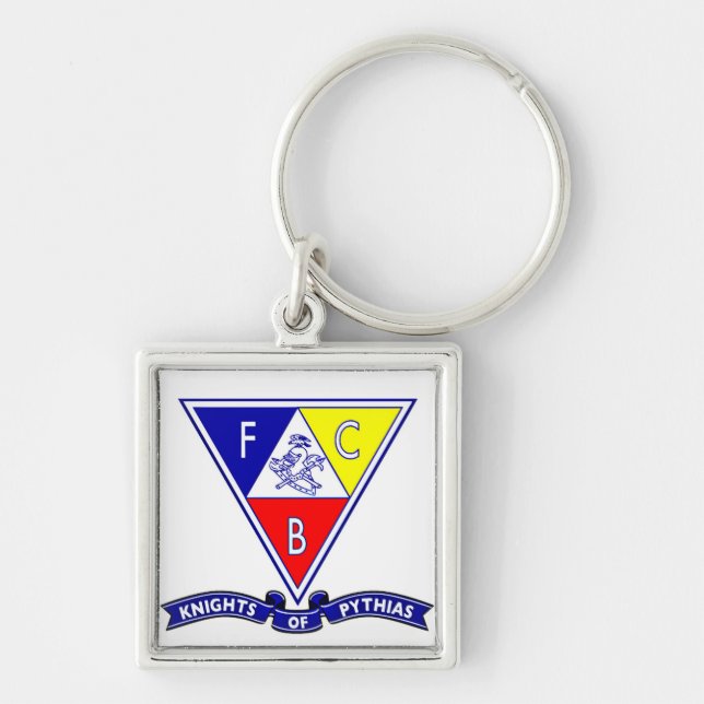 Ritter des Pythias-Fahnen-Schlüsselanhängers Schlüsselanhänger (Vorne)