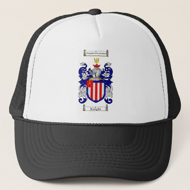 RITTER-FAMILIENWAPPEN - RITTER-WAPPEN TRUCKERKAPPE (Vorderseite)