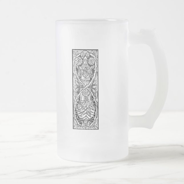 Ritter-Frost-Tasse Mattglas Bierglas (Rechts)