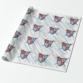 Ritter-Geburtstags-Party-Verpackungspapier Geschenkpapier