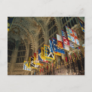 Ritter Grand Cross, Orden der Bath Banners in Postkarte