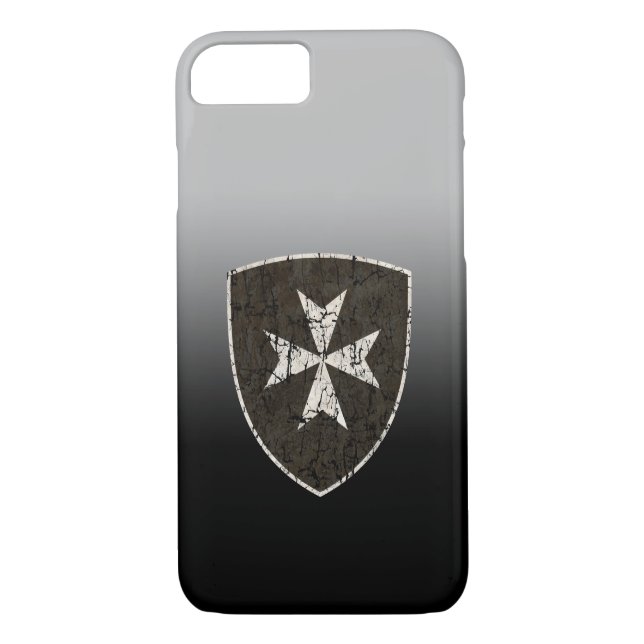 Ritter Hospitaller Kreuz, beunruhigt Case-Mate iPhone Hülle (Rückseite)