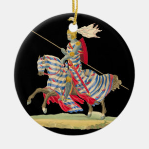 Ritter in Armor Weihnachtsschmuck