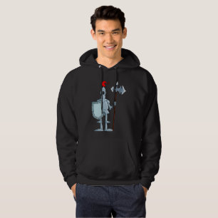 Ritter in der Rüstung Mittelalterliche Mens Hoodie