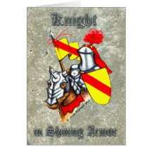 Ritter in glänzender Rüstungs-Malerei