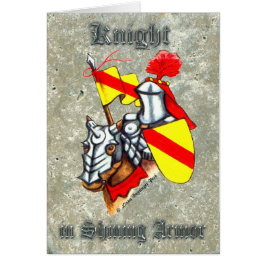 Ritter in glänzender Rüstungs-Malerei