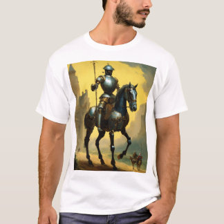 Ritter in leuchtender Rüstung: Vintager Krieger T-Shirt