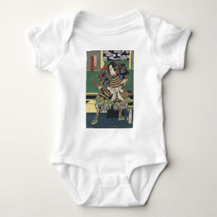 Ritter japanischer ukiyo-e samurai-Krieger Baby Strampler