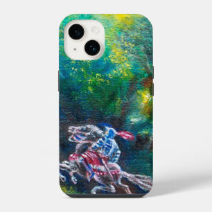 RITTER LANCELOT, PFERD REITEND IM GRÜNEN WALD iPhone HÜLLE