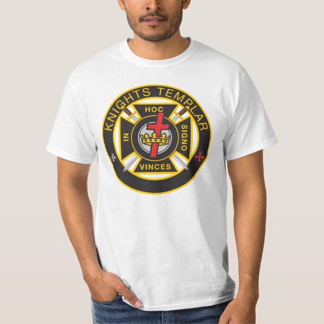 Ritter Templar MilitärCommandery T - Shirt (Vorderseite)