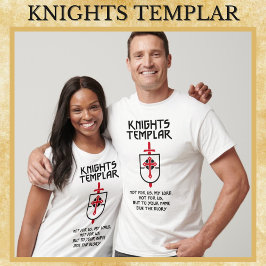 Ritter Templar Mittelalter Krieger Christi Kunst T-Shirt