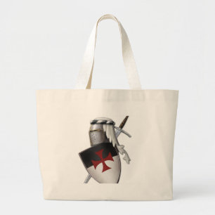 Ritter Templar Schild Jumbo Stoffbeutel