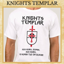 Ritter Templer Non Nobis Dominikaner Mittelalter K T-Shirt