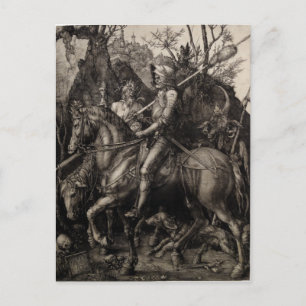 Ritter, Tod und Teufel durch Albrecht Durer Postkarte