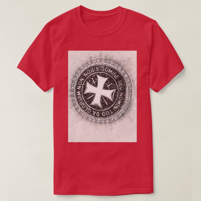 Ritter ttemare Siegel der Ehrenkraft und c T-Shirt (Design vorne)