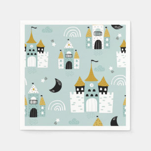 Ritter und Drachen Mairytale Birthday Party Serviette