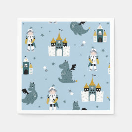 Ritter und Drachen | Mairytale Birthday Party Serviette
