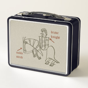 Ritter und Ross Metall-Lunchbox Metall Brotdose