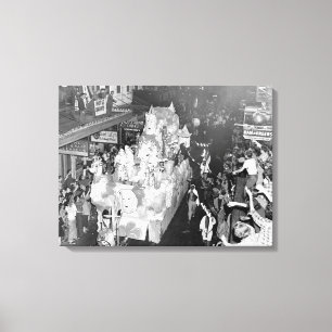 Ritter von Babylon New Orleans Mardigras 1955 Leinwanddruck