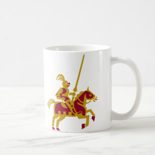 Ritter zu Pferd Kaffeetasse
