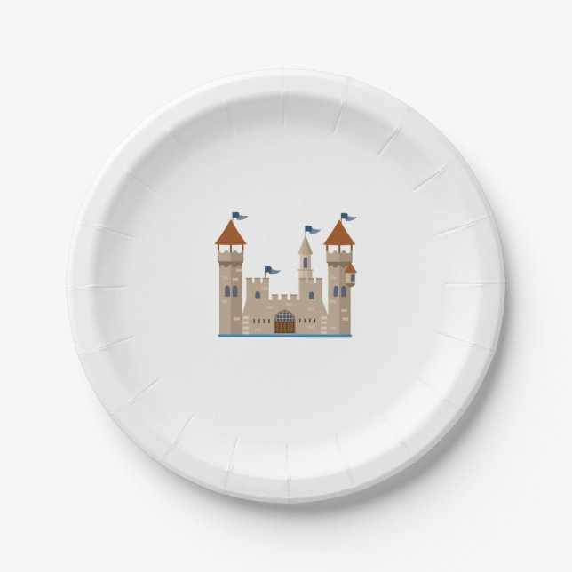 Ritterburg Pappteller (Vorderseite)