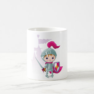 Ritterfigur für Kinder mit Schwertschild Kaffeetasse