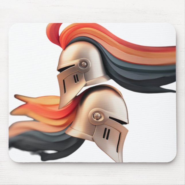 Ritterhelme Mousepad (Vorne)