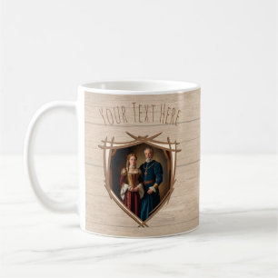 Rittermatte von Waffen Mittelalterliches Altes Vin Kaffeetasse