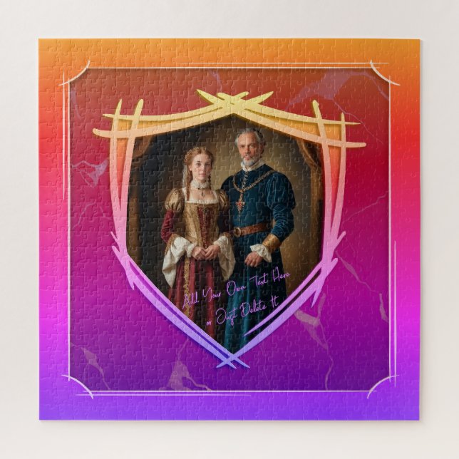 Rittermütze - mittelalterliches Geschenk (Vertikal)