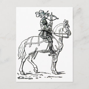 Ritterrüstung-7 Postkarte