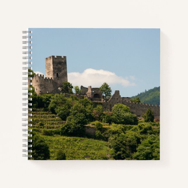 Ritterschloss in Wachau Österreich Notizbuch (Vorderseite)