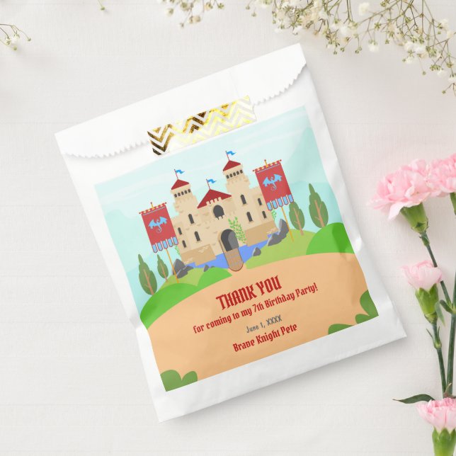Ritterturnier Junge Geburtstagsparty Geschenktütchen (Versiegelt)