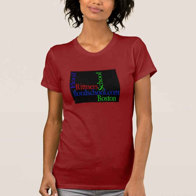 Rittners Blumenschule floralschool.com T-Shirt (Vorderseite)
