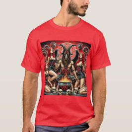 Ritual de Poder: La Ironía de Baphomet T-Shirt